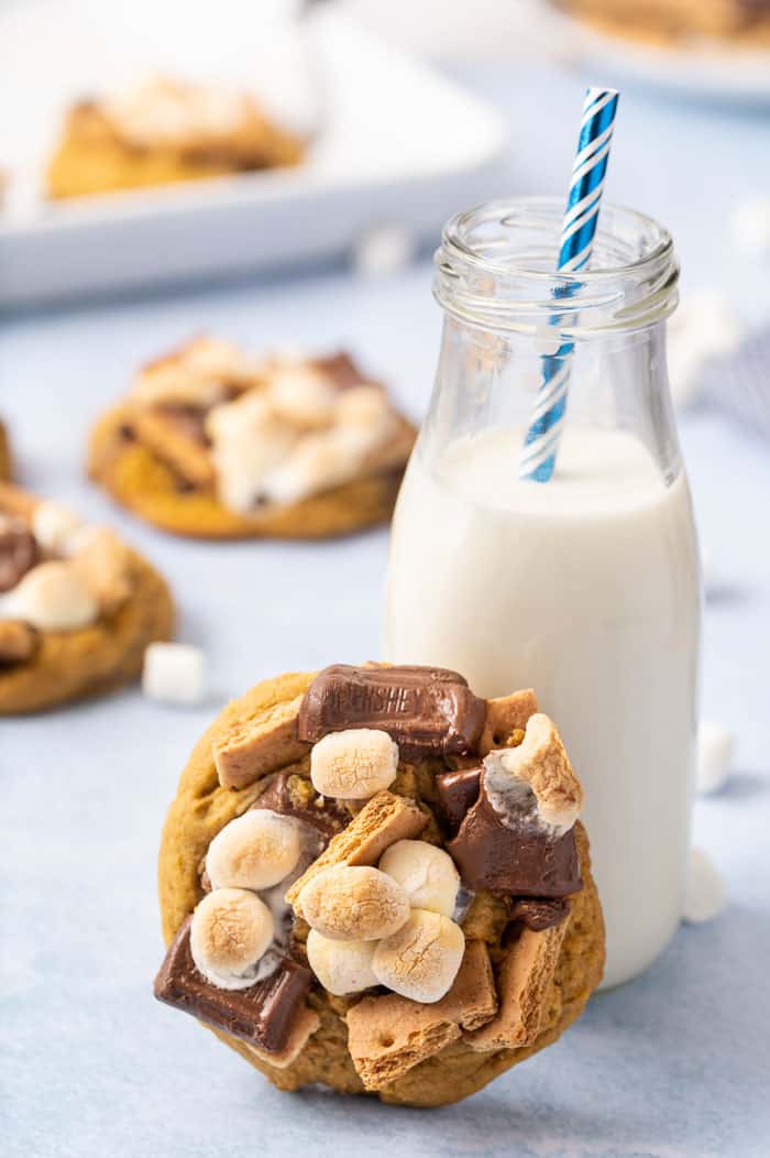 Pumkpin Smores Cookies