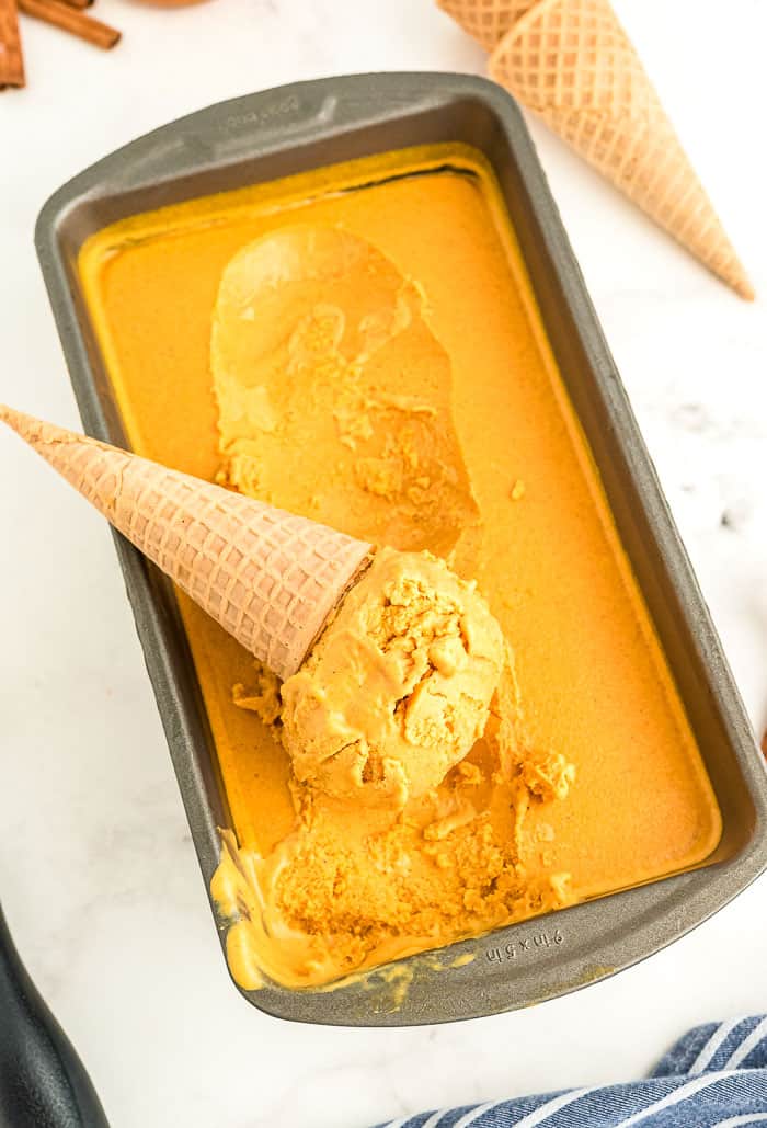 Pumpkin Spice Cheesecake Ice Cream