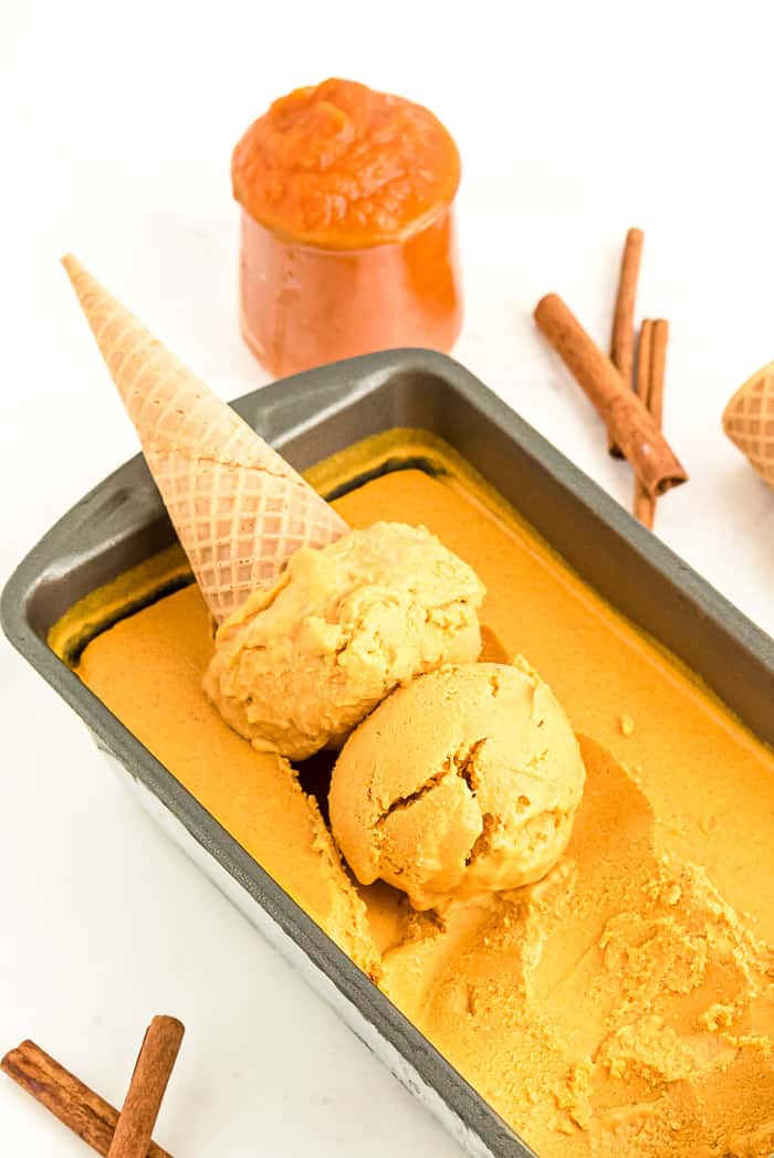 Pumpkin Spice Cheesecake Ice Cream