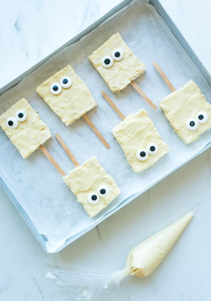 Mummy Rice Krispie Treats