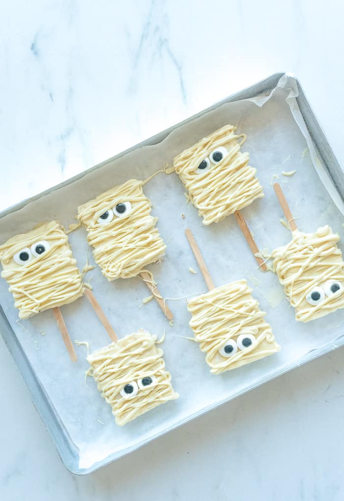 Mummy Rice Krispie Treats