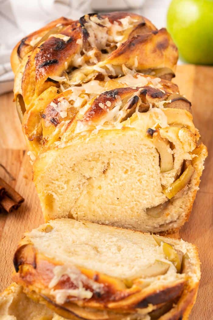 Apple Cheddar Twist Bread