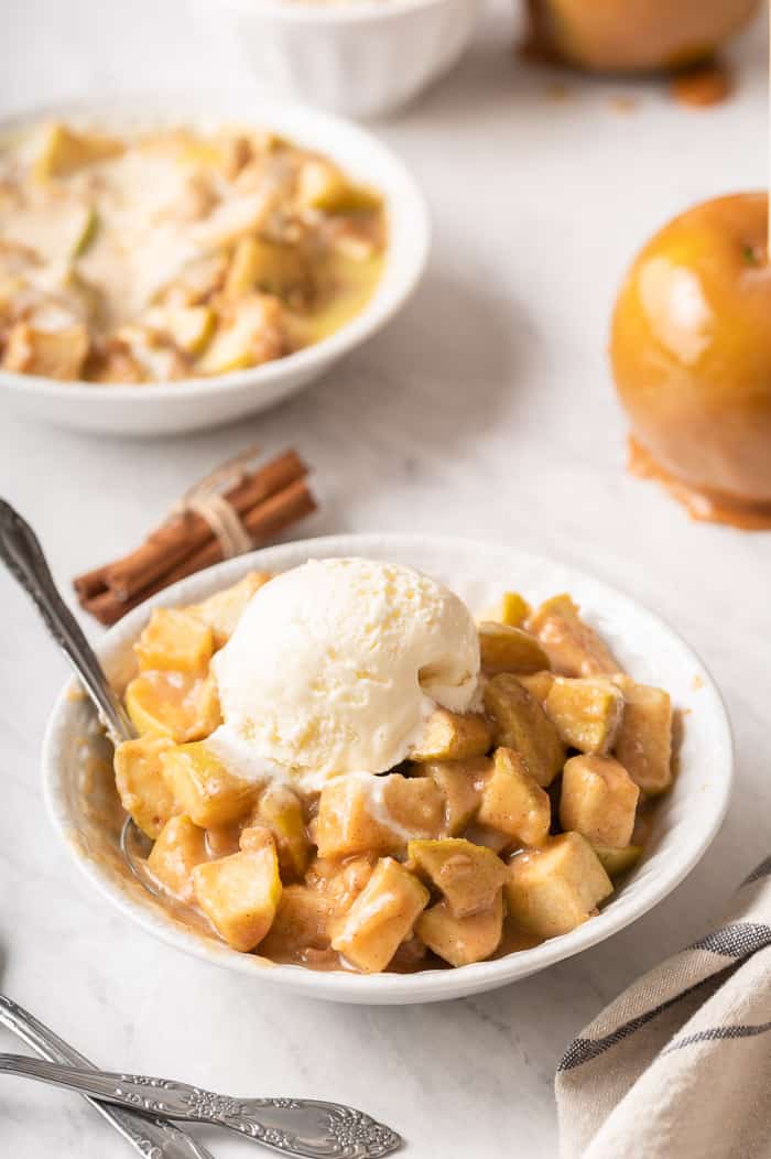 Caramel Apple Crisp