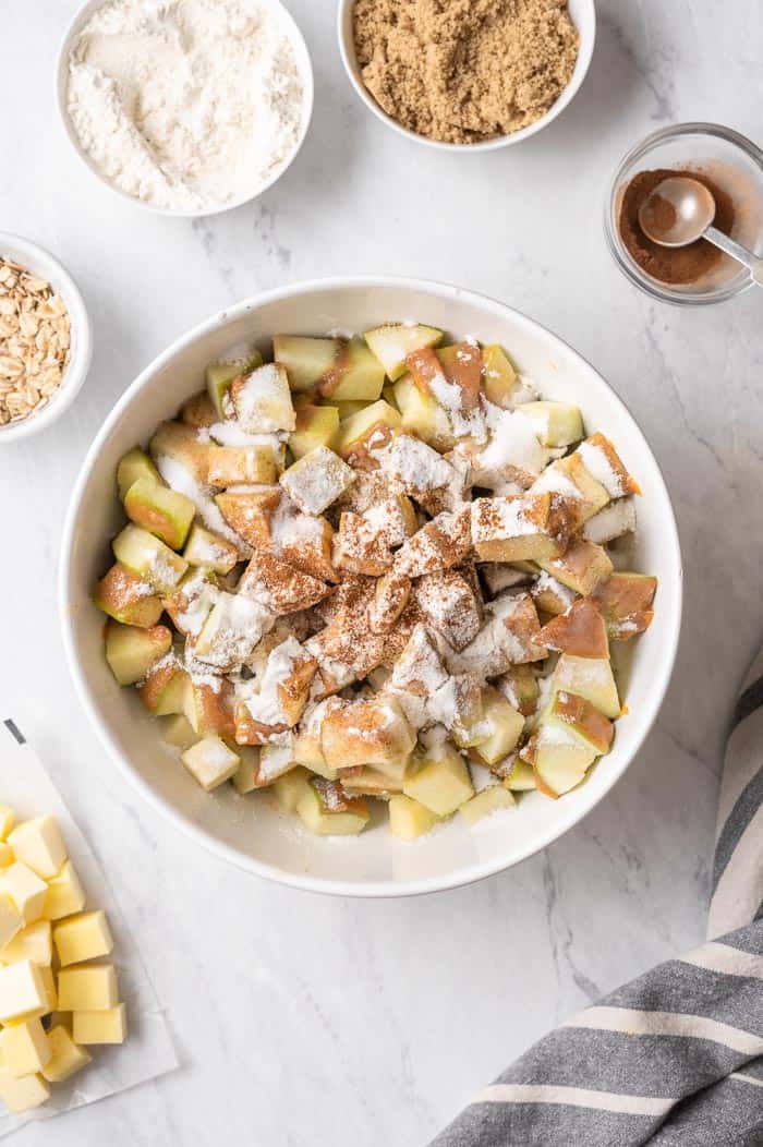 Caramel Apple Crisp