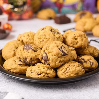 Chocolate Peanut Butter Pumpkin Cookies