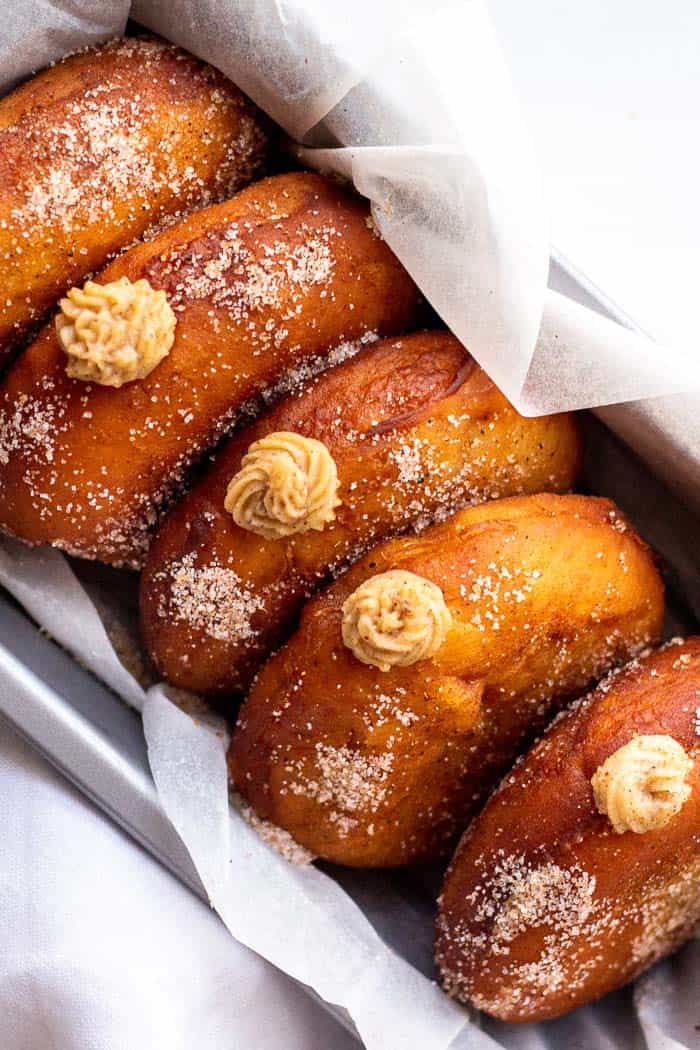 Pumpkin Spice Bomboloni