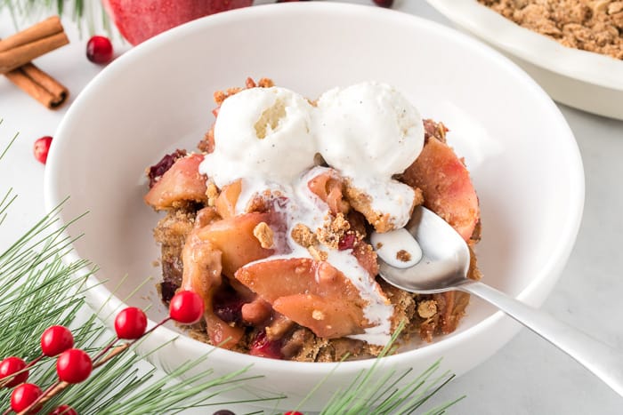 Cranberry Apple Crisp