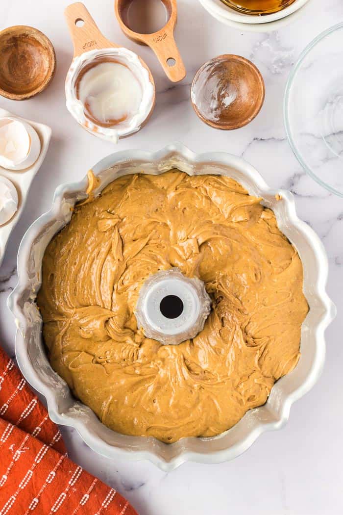 Glazed Gingerbread Bundt Cake with Cream Cheese Filling - TidyMom®