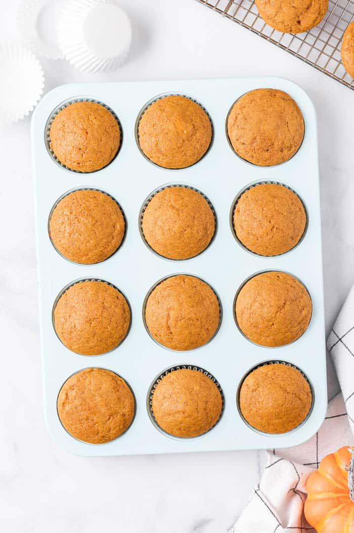 Pumpkin Spice Cupcakes with Brown Sugar Frosting