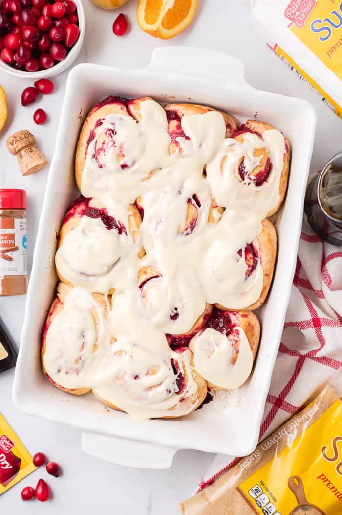 Cranberry Orange Sweet Rolls