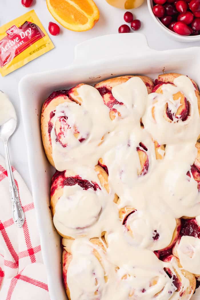 Cranberry Orange Sweet Rolls