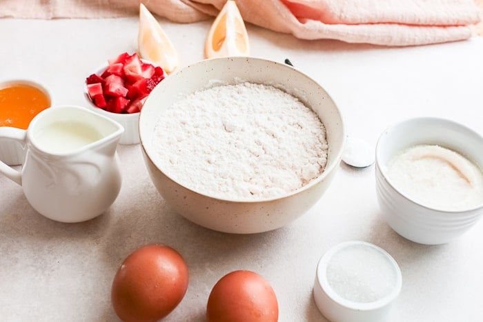 Strawberry Ricotta Pancakes