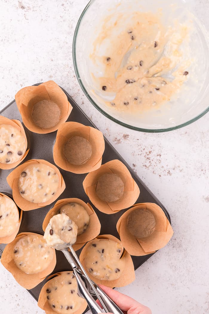 Banana Chocolate Chip Muffins