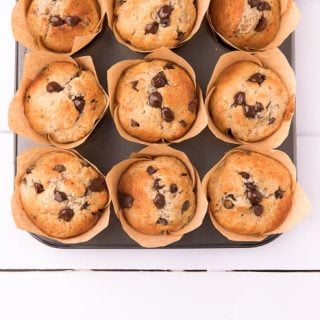 Banana Chocolate Chip Muffins