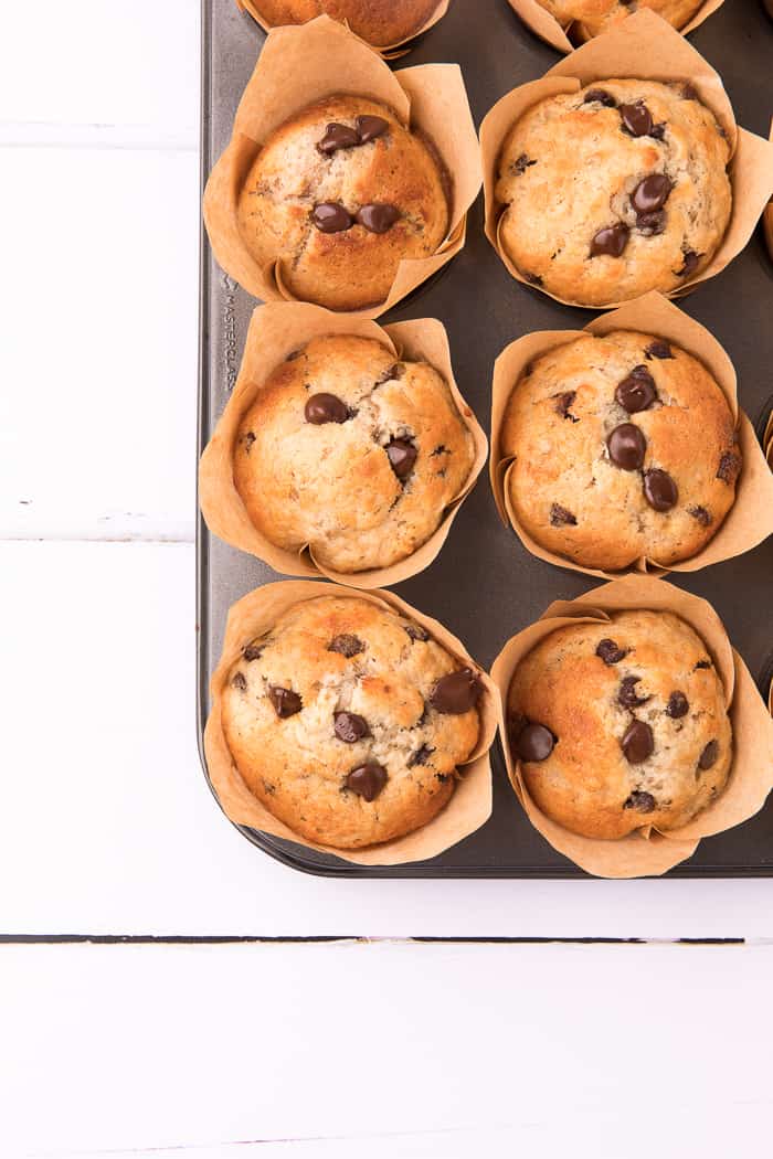 Banana Chocolate Chip Muffins