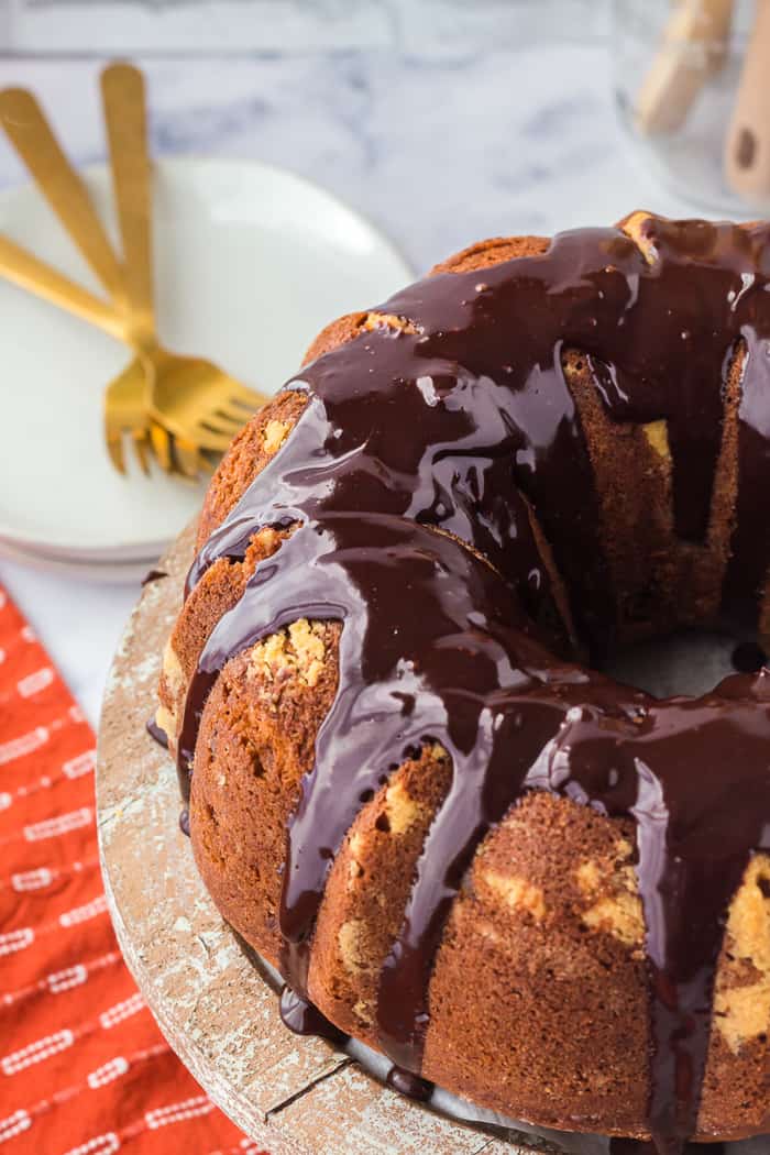 Chocolate Banana Bundt Cake