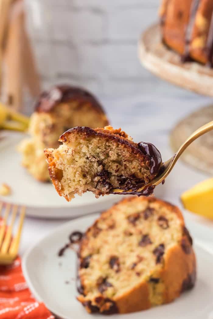 Chocolate Banana Bundt Cake