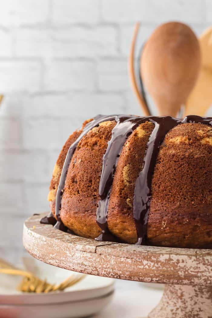 Chocolate Banana Bundt Cake