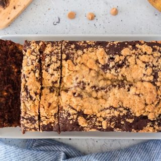 Chocolate Peanut Butter Banana Bread