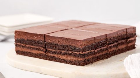 Chocolate Mocha Cake with Mascarpone Frosting - Enza's Quail Hollow Kitchen