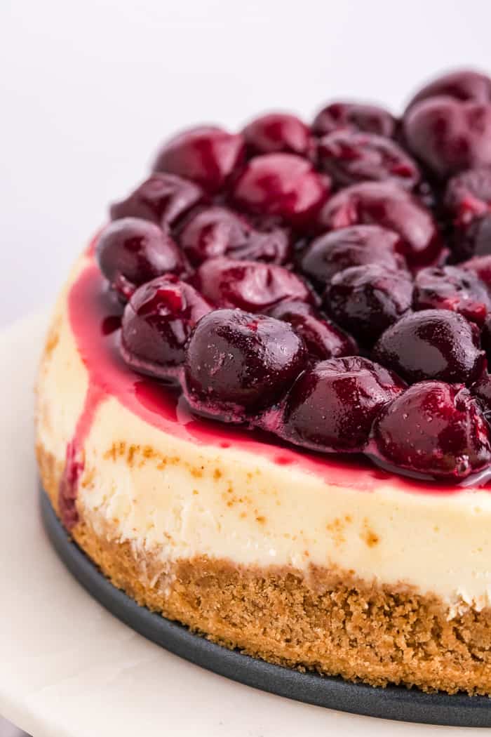 Instant Pot Cherry Cheesecake