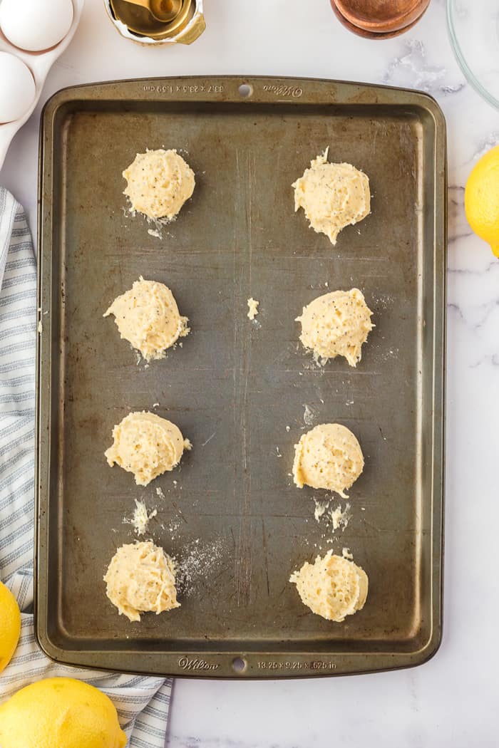 Soft and Chewy Lemon Poppy Seed Cookies