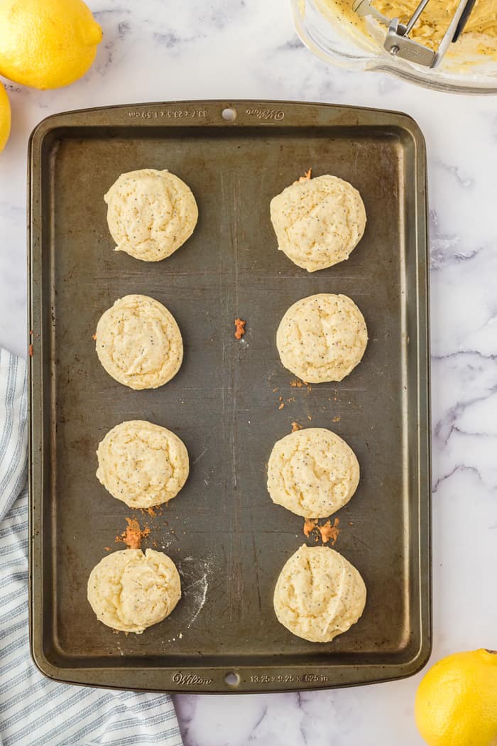 Soft and Chewy Lemon Poppy Seed Cookies