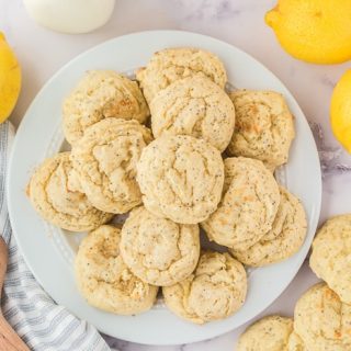 Soft and Chewy Lemon Poppy Seed Cookies