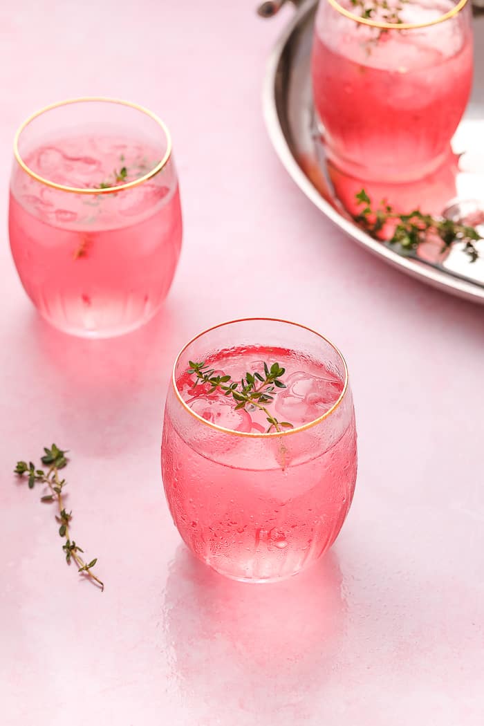 The Best Sparkling Pink Lemonade