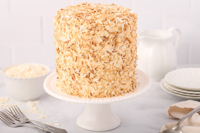 Tropical Coconut Layer Cake