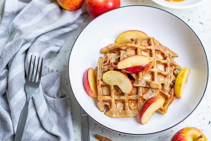 Apple Cinnamon Waffles