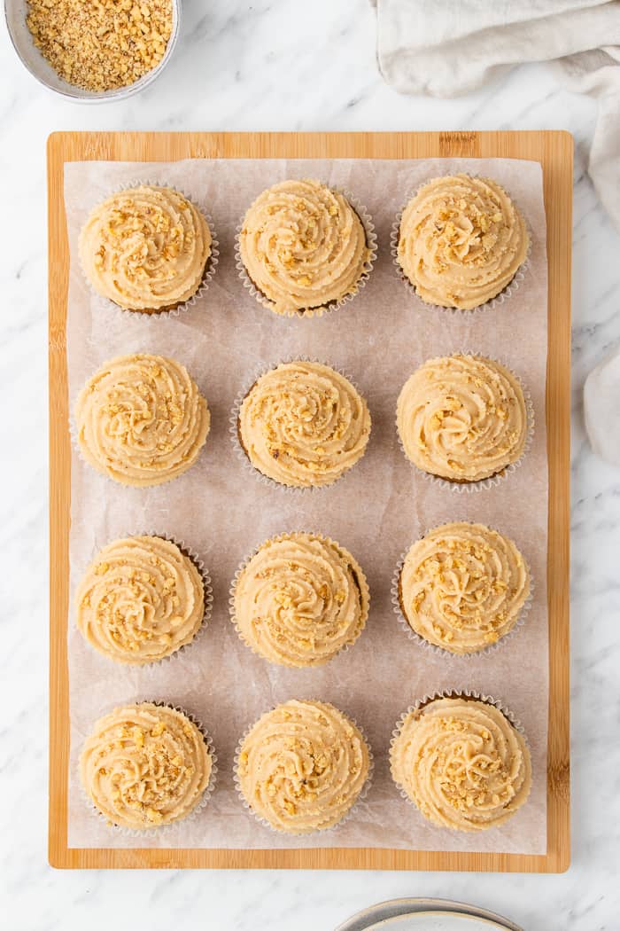 Coffee and Walnut Cupcakes