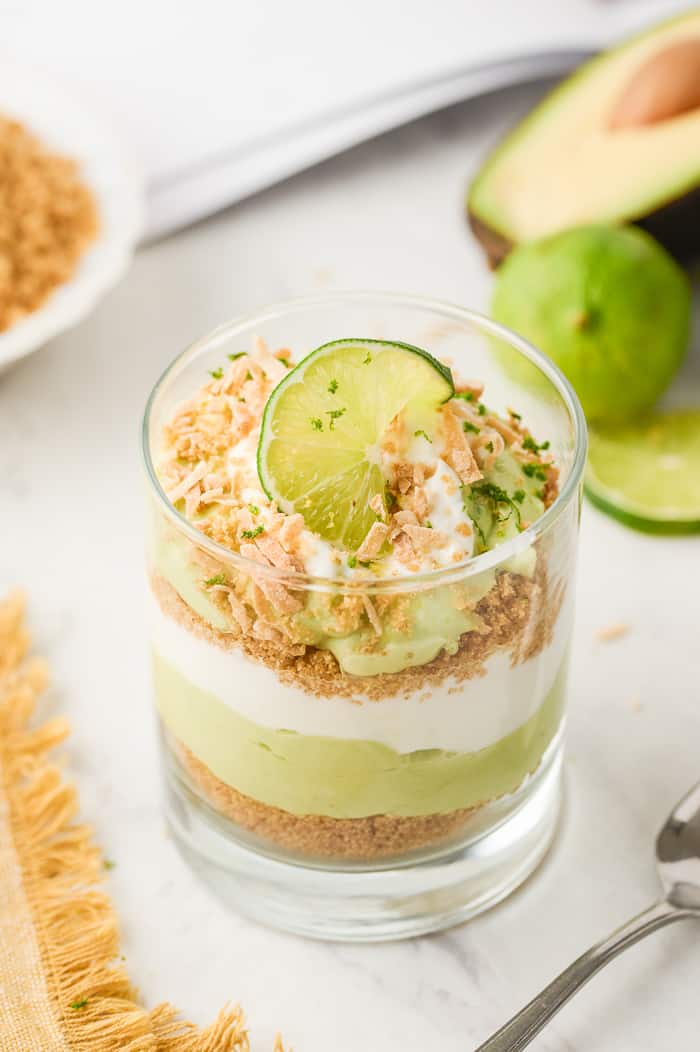 Key Lime Parfait with Coconut