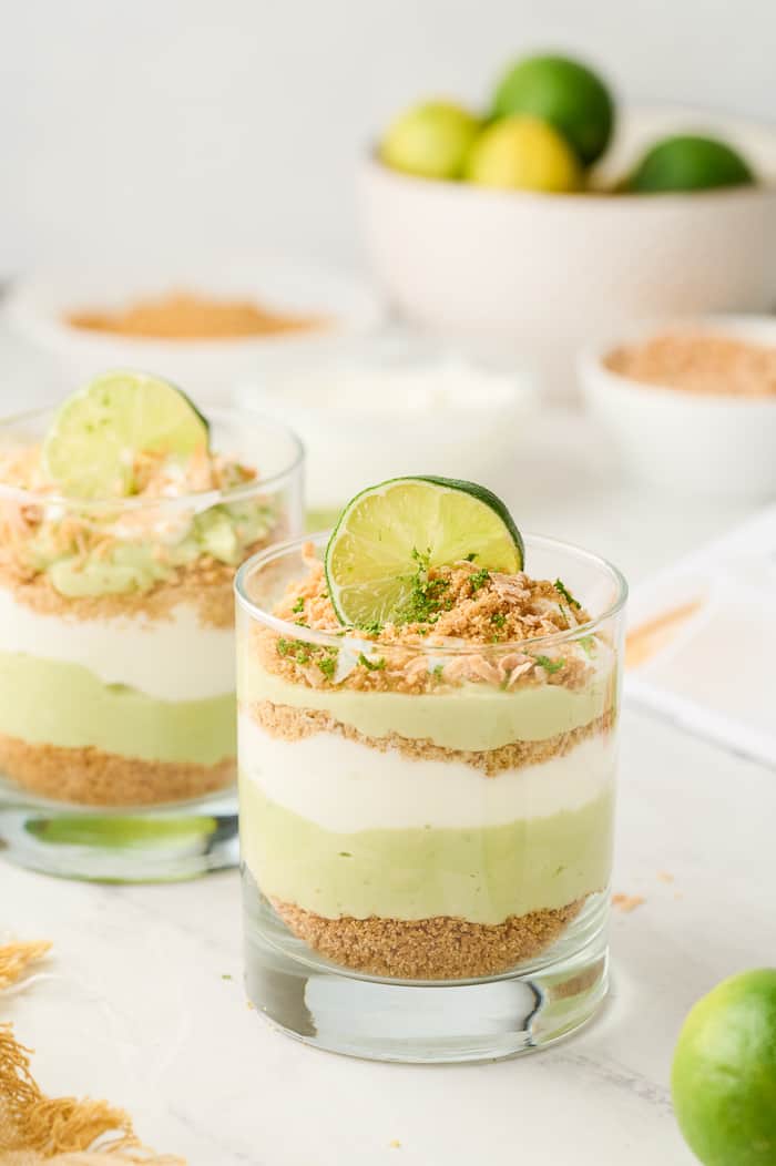 Key Lime Parfait with Coconut