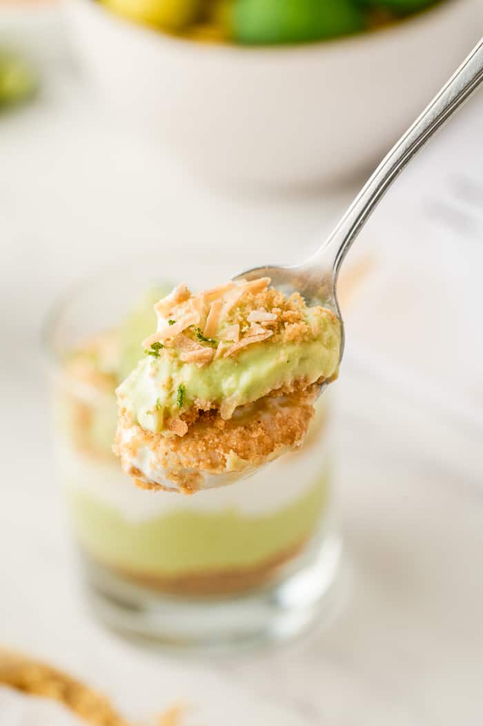 Key Lime Parfait with Coconut