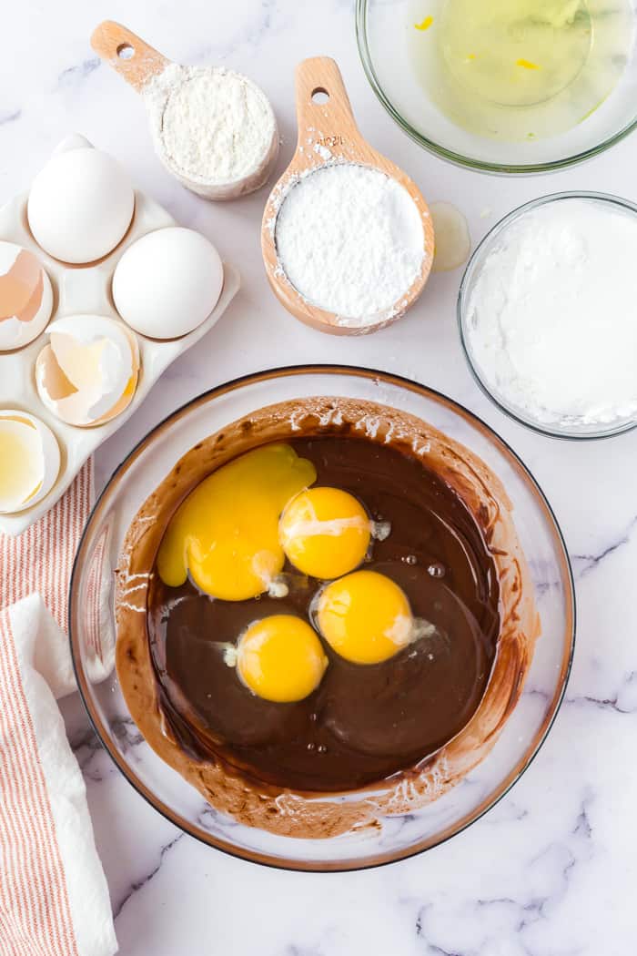 Marshmallow Lava Cake