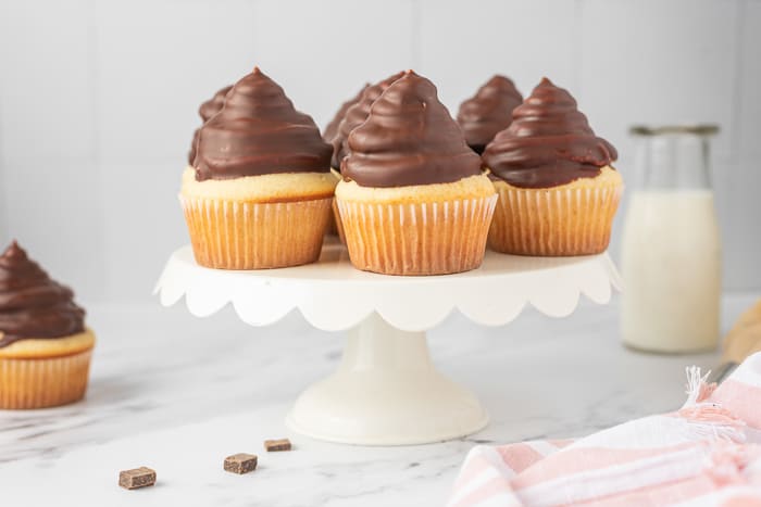 Peanut Butter High Hat Cupcakes