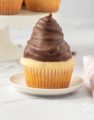 Peanut Butter High Hat Cupcakes