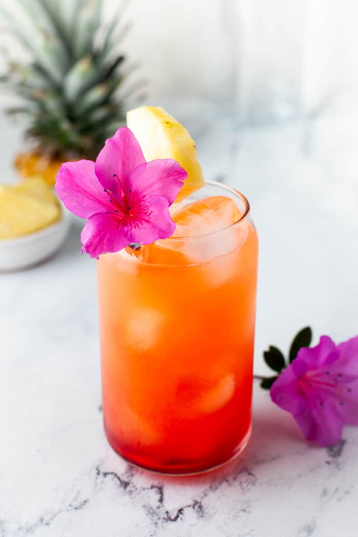 Pineapple Fruit Punch + Rum Punch Recipe!