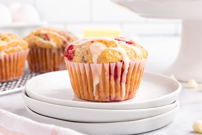 Raspberry White Chocolate Muffins