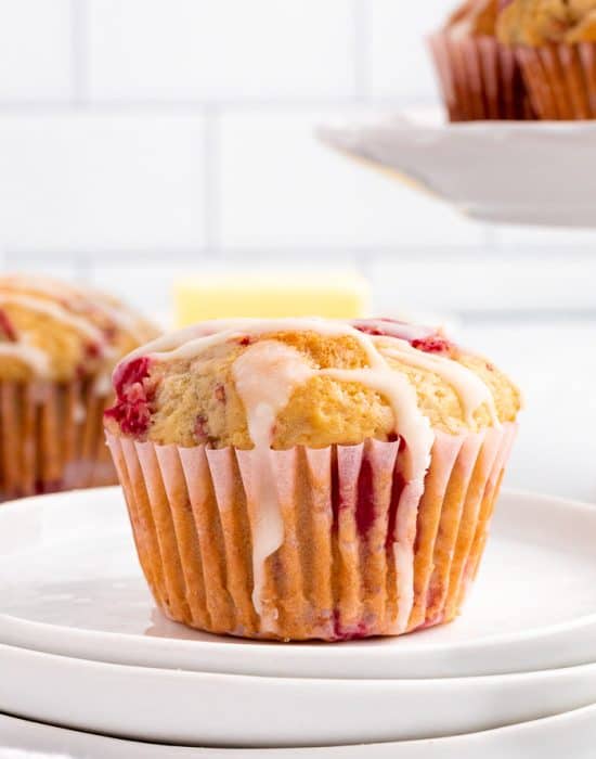 Raspberry White Chocolate Muffins