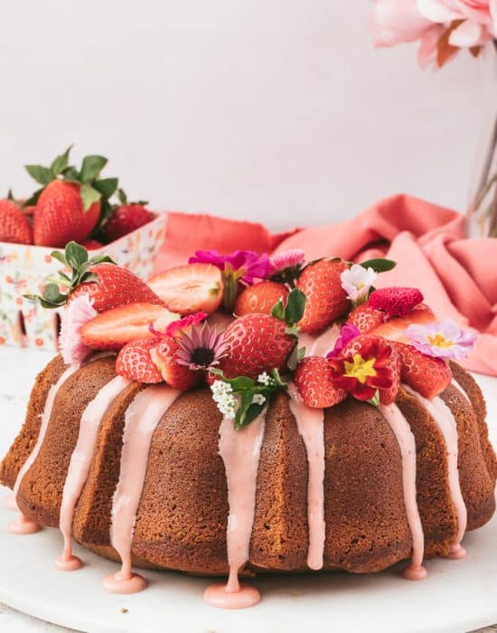 Strawberry Bundt Cake