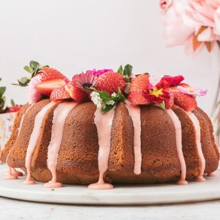 Strawberry Bundt Cake - My Cake School