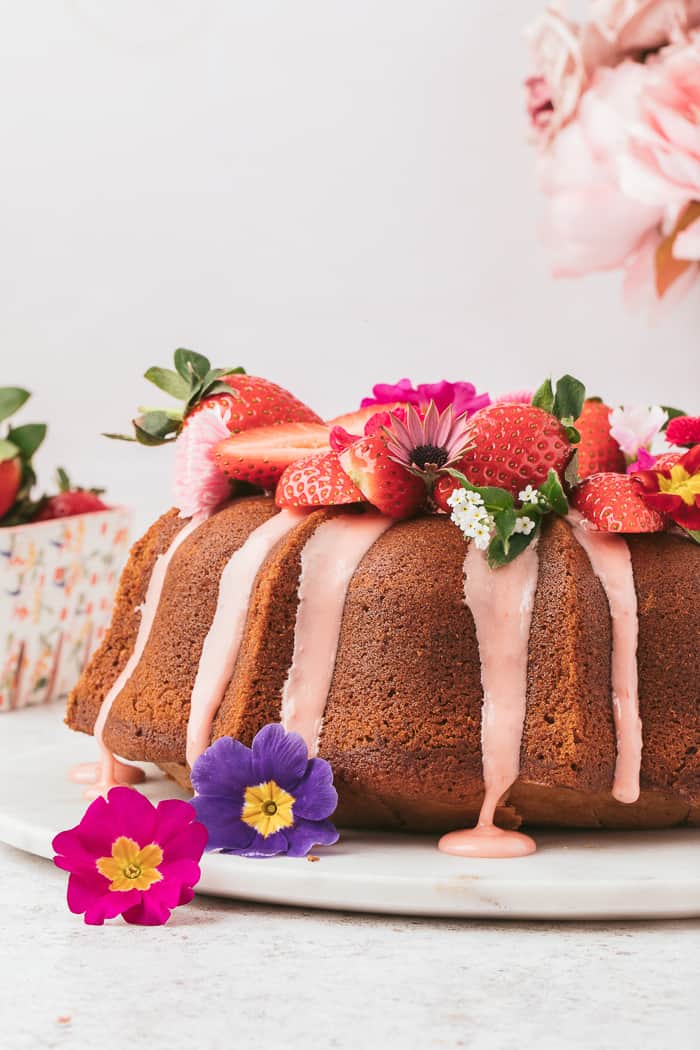 Strawberry Bundt Cake