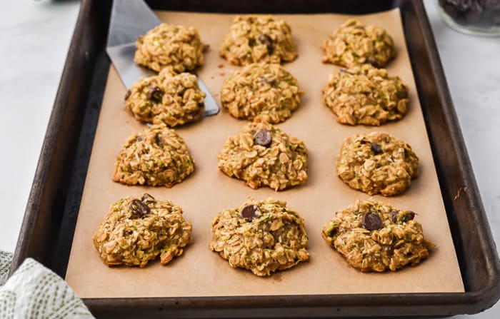 Zucchini Coconut Chocolate Chip Cookies