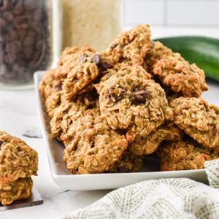 Zucchini Coconut Chocolate Chip Cookies