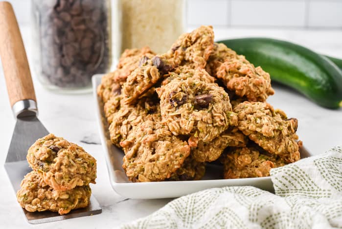 Zucchini Coconut Chocolate Chip Cookies