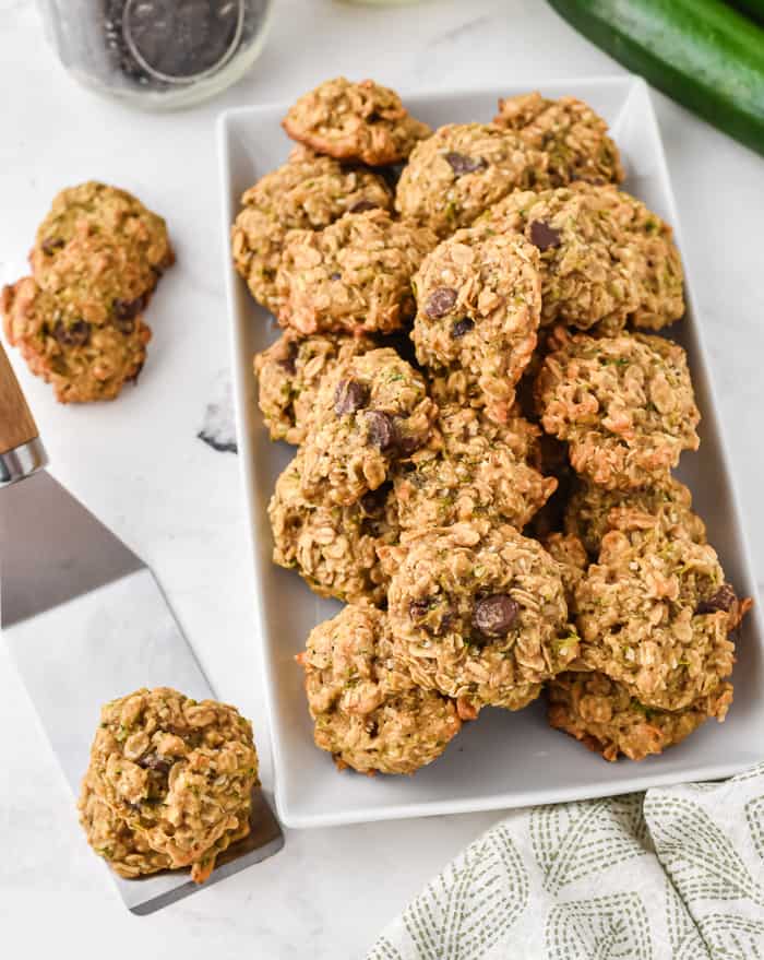 Zucchini Coconut Chocolate Chip Cookies