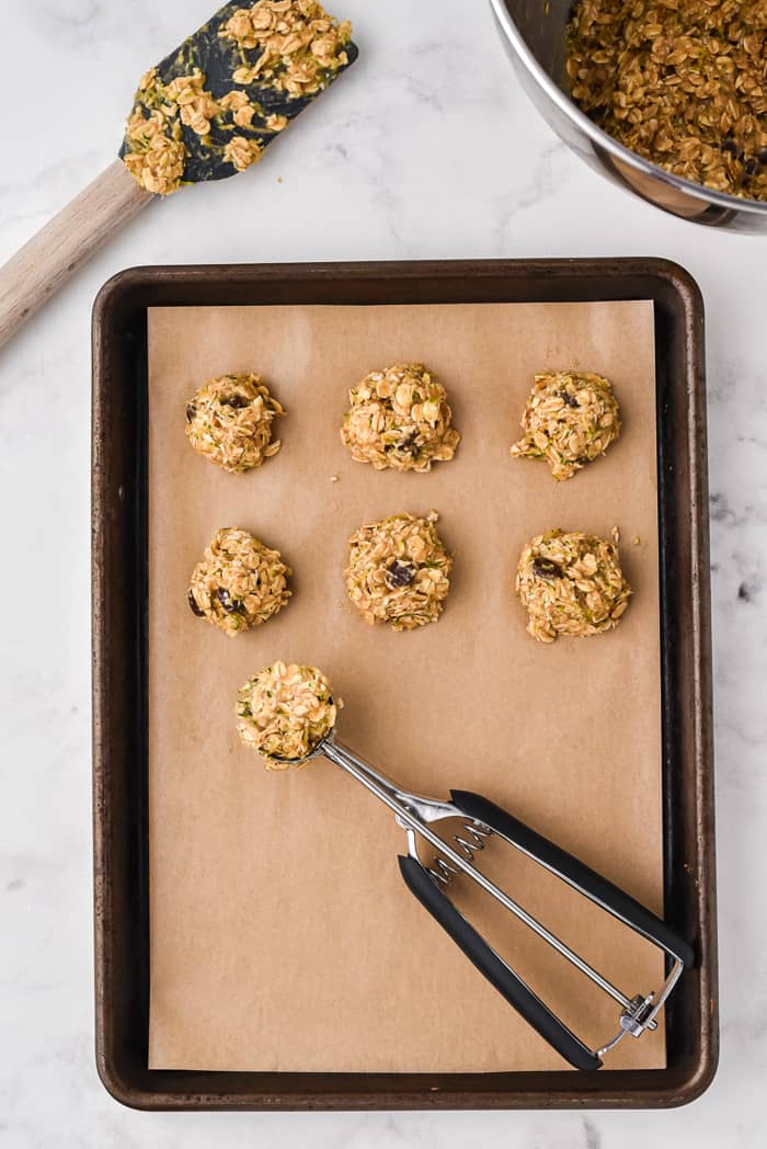 Zucchini Coconut Chocolate Chip Cookies