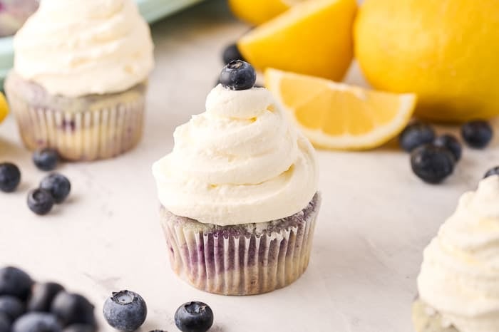 Lemon Blueberry Cupcakes